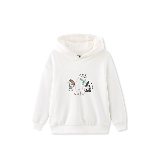 Liady Room Kinderbekleidung Jungen und Mädchen Kapuze -Sweatshirt Cartoon Buntes Fleece Top Winter Dunkelblau 120 cm/6 Jahre alt