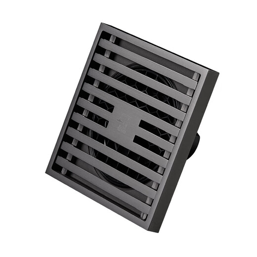 Submarine MTK40-10 brass nickel-plated gun gray floor drain bathroom shower ultra-thin deodorant floor drain large displacement 40 diameter