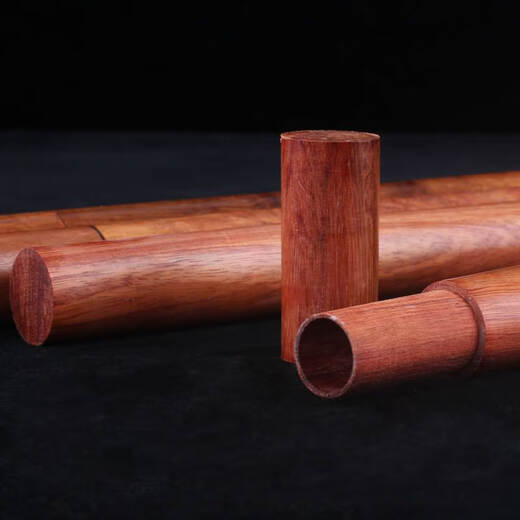 Miaopule incense cartridge incense box incense tube Vietnamese rosewood incense barrel household wooden agarwood lying incense cartridge incense box solid wood sandalwood long rosewood 10g empty barrel