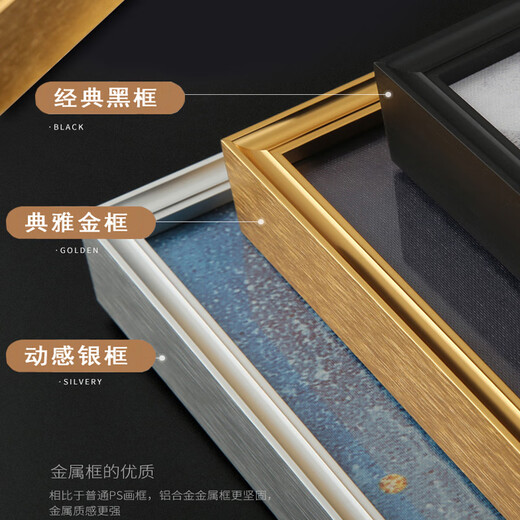 陶然北路抽象空间玄关装饰画现代简约过道走廊延伸视觉挂画入户门轻奢壁画 炫光幻影11973 80*160有机玻璃画面+铝合金黑框
