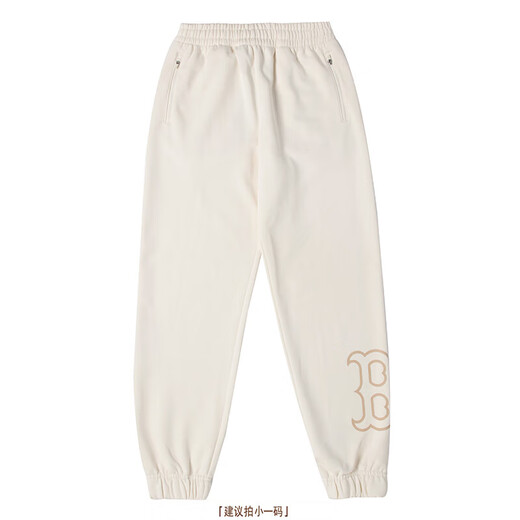 MLB casual pants for men and women, loose sports pants for autumn 23 3APTB0834-43CRD Boston team/dark cream/recommend taking one size smaller xs 160/84a