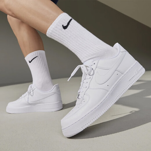 
Nike NIKE cushioning board shoes men's Air Force No. 1 AIR FORCE 1 sports white shoes CW2288-111 white 44