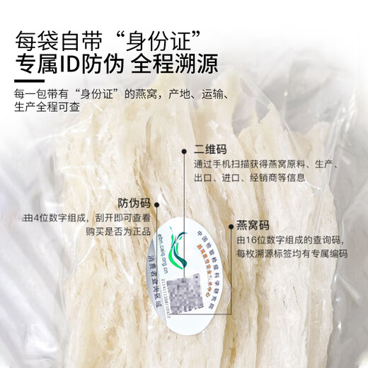 Huangjia Premium Little Swallow Strips 20g Experience Package Indonesian Imported Bird's Nest Tonic Gifts Gifts Giving to Wife, Honoring Elders, Send Parents