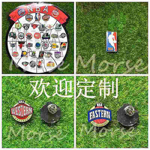 Fat Donglai's same NBA team badge 2018 new NBA basketball bar decoration commemorative limited edition 33 pieces for free Thunder