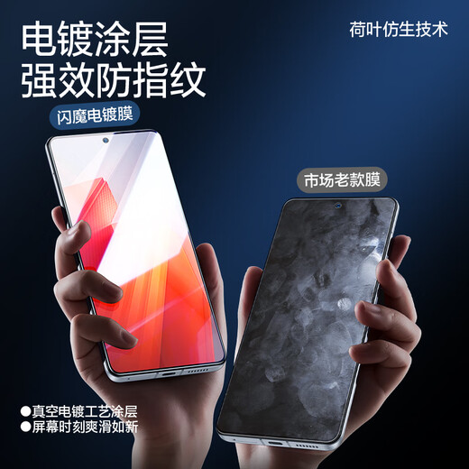 闪魔【促销】适用iqooneo9/8/7钢化膜 iqoo全系列手机膜抗指纹iqooz9turbo+防爆防摔钢化膜 【加强版|双倍抗指纹】2片装 VIVO IQOO NEO8/8Pro