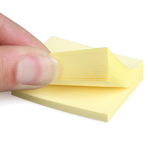 3m3m klassische Serie von Post-it-Notizen für Studenten, Post-it-Notizen/Notizen/N-mal für Büronotizen [653-2pk gelb 38*51mm] 2 Bücher