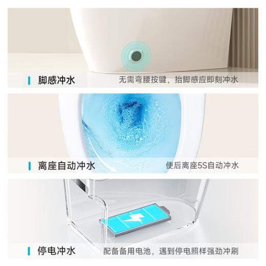 HOROW smart toilet S15-L no water pressure limit siphon toilet seat CZNT159006 [305 pit distance]
