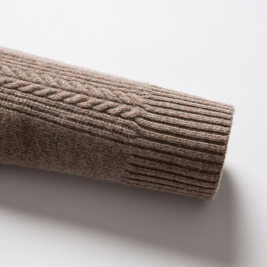 DVW luxury high-end brand pure wool sweater men's thickened winter half-zip stand-up collar knitted sweater base layer black gray 100% pure wool L 175 reference weight 135-150Jin Jin equals 0.5 kg