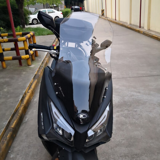 Gongma 23-24 Neues Guangyang CT250 300 Motorrad vordere Windschutzscheibenplatte Plexiglas erhöhte modifizierte Brillenstil Handschütze Modell 690 Hoch [Sammeln und Kauf vor Prioritätsdarstellung]