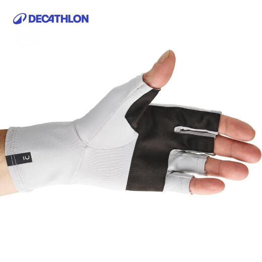 Decathlon fishing gloves summer thin sun protection quick-drying lure special for men and women breathable fly fishing OVF sun protection fishing gloves L