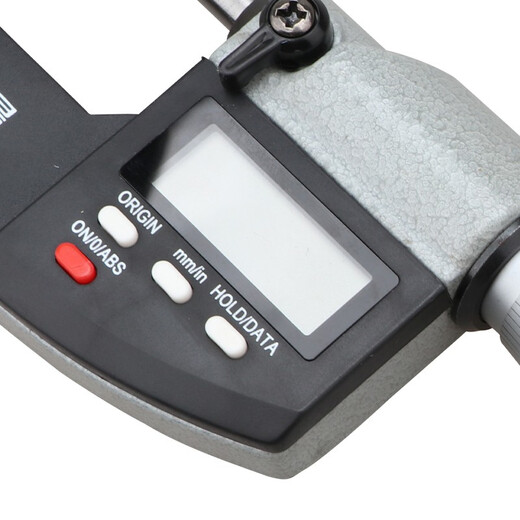 Three-measure wall thickness round head spline small probe single and double tip digital display micrometer 0-25mm flat tip crimping height gauge JDP01 wall thickness type 0-25mm