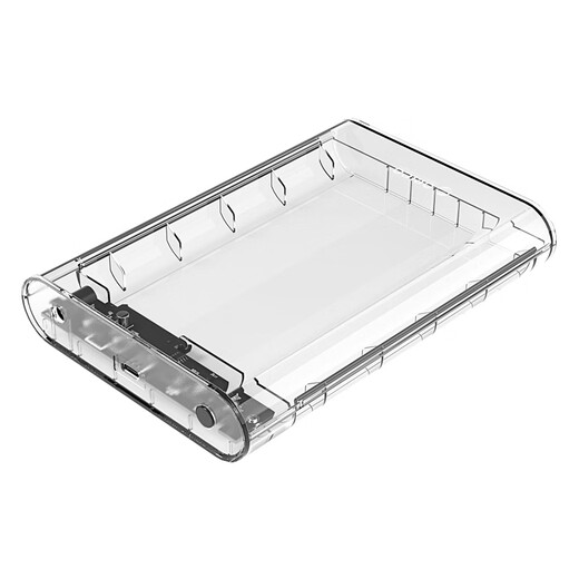 ORICO 3.5-inch mobile hard drive box Type-C3.1 SATA serial port mechanical hard drive external hard drive box-transparent 3139C3