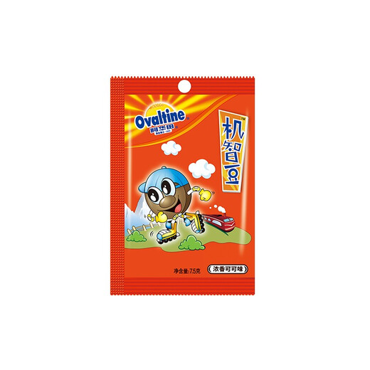 阿华田（Ovaltine）糖果机智豆 牛奶麦芽 糖果零食 串串装7.5g*36 可可味