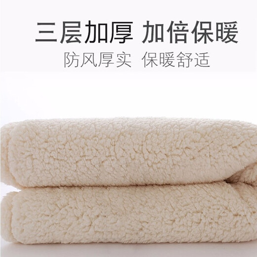 Qi Le Rongrong baby blanket newborn autumn and winter thickened blanket male and female baby anti-jump swaddle newborn supplies warm plus blanket pure cotton delivery room wrap outing small quilt khaki 100*100cm