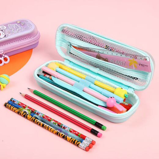 
Quicksand Pencil Bag for Girls 2024 Primary School Student Pencil Box for First Grade Children's Pencil Box for Stationery Bag Kindergarten Big Box 3899-2 Pink Mermaid