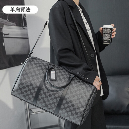 Bolsa de viaje de Qixiang Cool Bage Bolgage Bag Bag Bag Bag Gym Bag Hombina Hombres y mujeres Viajes de corta distancia Bolsa de deportes Bolso de viaje [peluquería]