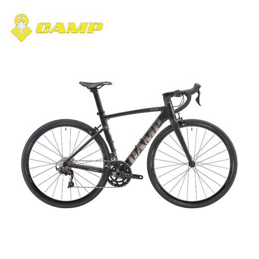 坎普（CAMP）SR3 圈刹版自行车碳纤维前叉轻量铝合金运动赛车禧玛诺套件公路车 白绿 490码 700C