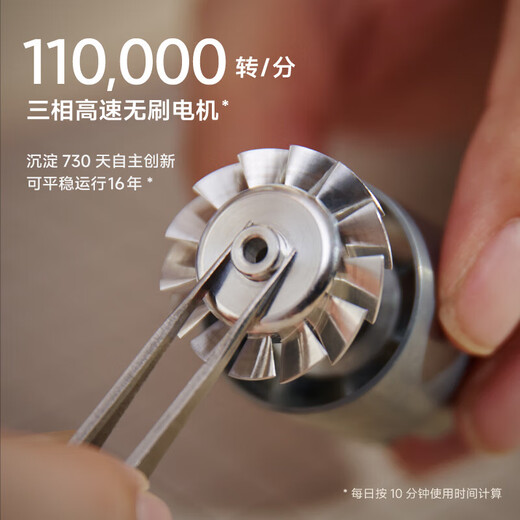 Laifen household high-speed hair dryer LF03 high-power quick-drying hair dryer without damaging the power generation negative ion low-noise hair dryer LF03 flash silver