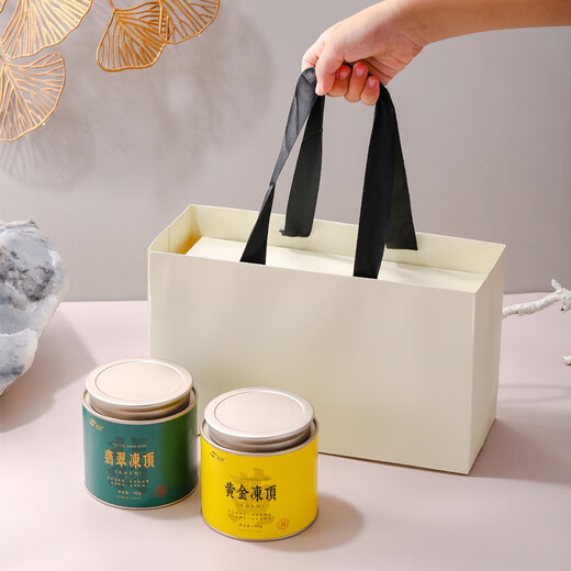 尚轩台湾原装进口 冻顶乌龙茶 清香型+浓香型 台湾高山茶礼盒装300g