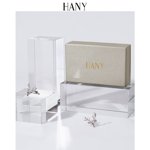 汉尼（HANY）袖扣轻奢纽扣男士法式衬衫袖钉男士衬衣定制高档衬衣袖口简约礼物 鹿梦星辰