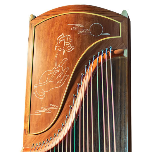Dunhuang Brand Guzheng Profesional de grado profesional Guzheng Instrumento Nacional 694tl Zen Xin Qin Rhyme