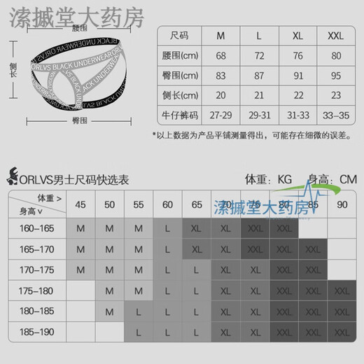 男士双丁裤情趣内裤前后开档透明镂空运动透气青年男生吊环丁字裤 白色 独立装 M