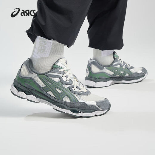 亚瑟士（asics）亚瑟士GEL-NYC男子休闲鞋耐磨缓震运动百搭大码跑鞋1203A383 白色/灰色/橘色/1203A383-102 44 内长28cm