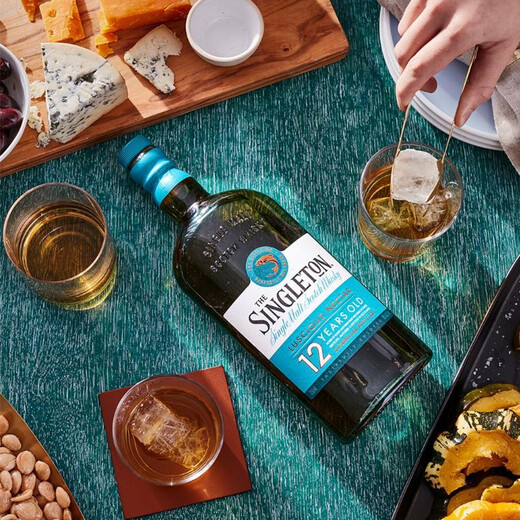 Scotton Singleton Scotland Single Malt Whiskey Original Bottle Imported Foreign Wine Directly Produced Overseas 12 Years Duff Town Single Bottle with Box Coded 700ml