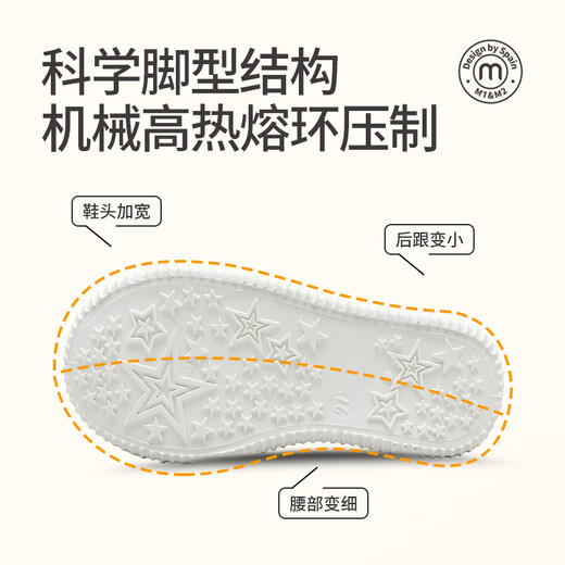 M1&M2 children's shoes girls canvas shoes boys indoor shoes kindergarten outdoor white shoes children's shoes women's toddler shoes 398 yellow 25 suitable for feet 15cm long