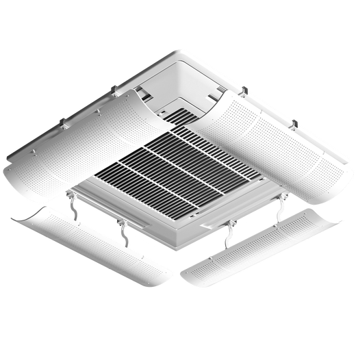 Little Queen central air conditioner windshield ceiling machine anti-direct blow air conditioner block cold wind shield ceiling flower machine office general ceiling ceiling machine baffle 55cm *12 pieces