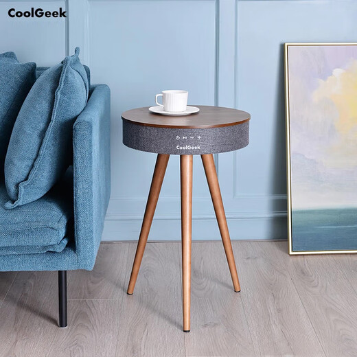 CoolGeek CS01 vinyl record player LP retro gramophone record audio Bluetooth speaker all-in-one home ornaments for boyfriends and girlfriends as housewarming birthday gifts in stock R1 walnut coffee table audio