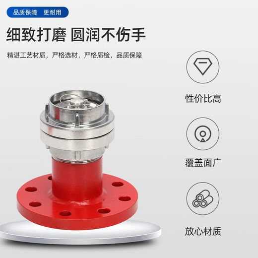 Chengliu fire truck water tank pool flange water inlet fire suction inlet bolt pipe joint DN150200300400 KM200 national standard thickened cover