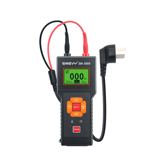
Speed ​​leakage switch detector leakage safety socket detector leakage current switch protection measuring instrument SW-3880 (ten-speed jump current)