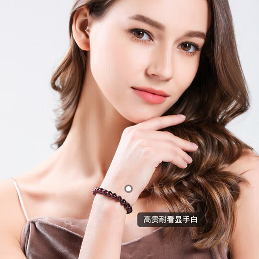 Shi Yue Jewelry Boutique 6-7mm Garnet Bracelet Animal Year Transfer Beads Natural Bracelet for Men and Women Crystal Agate