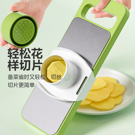 Multifunctional vegetable cutter grater household thick wire kitchen vegetable cutter fast grater artifact multifunctional grater five-in-one