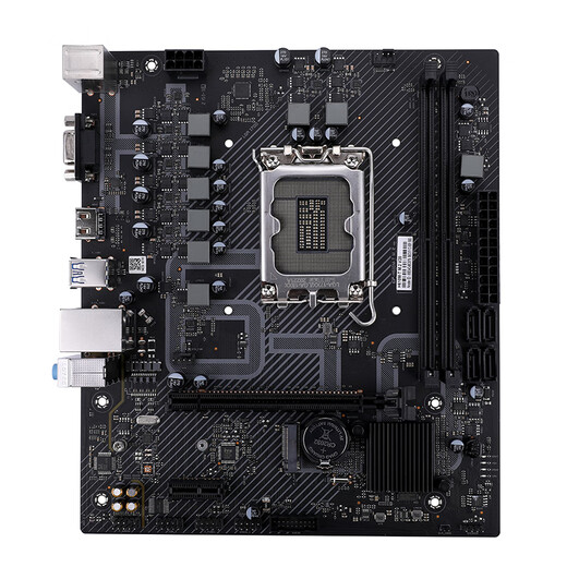 Buntes/Xingchi H610m Motherboard mit 12100f 12400f Motherboard CPU Set Brandneue Büro E-Sport Motherboard Set Buntes H610M-D Evo +i5 12400f Neue Lose Film