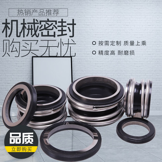云启格机械密封件水泵密封109/MB1/MG1-25-35水封轴封合金管道泵密封圈 10975合金对合金
