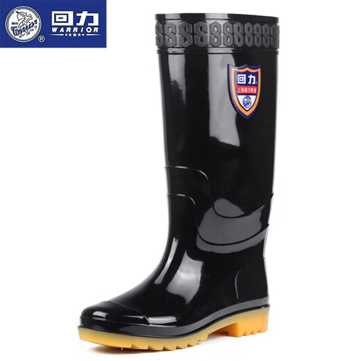 回力雨鞋男中高筒防水鞋户外耐磨胶鞋不易滑雨靴套鞋 867中筒 44