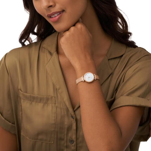 Fossil Tillie three-pin quartz watch women's watch luxury fashion watch 5ATM waterproof 26MM dial BQ3897 BQ3897 os