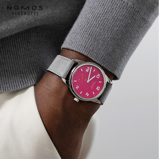 NOMOS【咨询有礼】格拉苏蒂手表校园俱乐部系列机械表德表运动夜光送礼 728手动-密底38.5mm