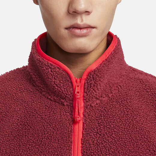 耐克（NIKE）官网官方男装 2025春季新款运动服仿羊羔绒立领休闲保暖夹克外套 FZ6194-677 S 165（建议110-130斤）