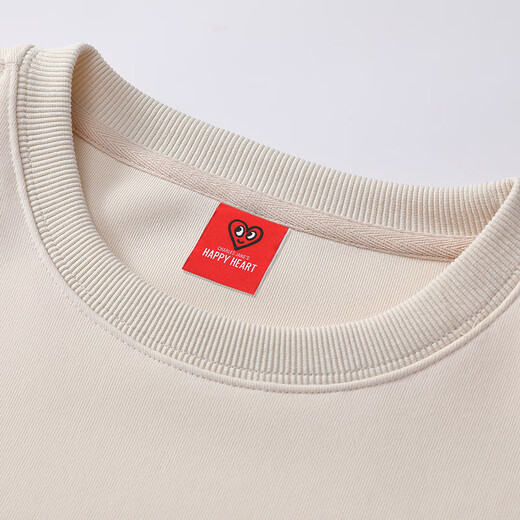 Charles Heart White Deer & Wang Churan Same Style Sweaters for Men and Women Couples Same Style Round Neck Loose Youth Bottoming Shirt Light Card L