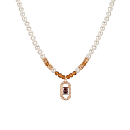 Ajidou Ajidou Spring Wheat Field Field Melody Series Pearl Collier Collier Design d'automne Chaîne de pulls