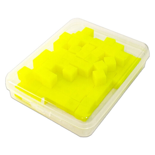 Centimeter cube side length 1cm cube block model small square plastic box primary school mathematics teaching aids teaching instrument white 100 capsules