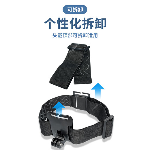 CLCEY photography outdoor equipment mobile phone holder head-mounted headband shooting fixed bracket photography outdoor equipment personal perspective outdoor vehicle photography outdoor equipment head-mounted mobile phone clip + extension arm