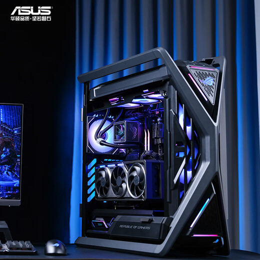 ASUS 24-issue interest-free RTX5090D5080 R7 9800X3D Night God graphics card ROG family barrel Genesis God game desktop e-sports AI host DIY assembly machine computer complete R7 9800X3D+RTX5080 three
