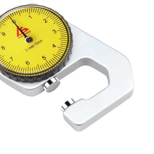 Three-quantity thickness measuring instrument thickness gauge high-precision digital display thickness gauge measuring thickness gauge thickness ruler JD066 0-20mm flat head 0.1