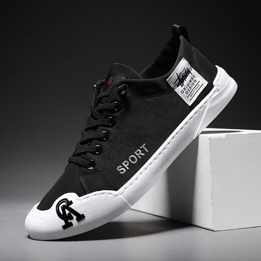 Vistusi Brand Canvas обувь для мужчин в летнем дышащем новая модная и универсальная мягкая подошва для мужчин Хаки 41