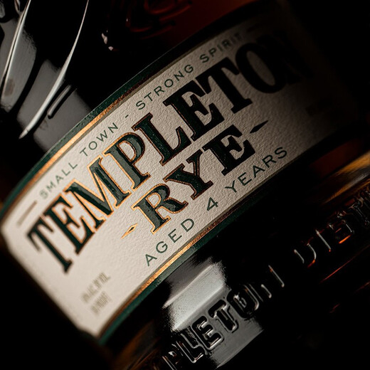 坦普顿Templeton Rye Whiskey坦普顿陈酿黑麦威士忌美国原装 进口 洋酒 四年陈酿黑麦威士忌