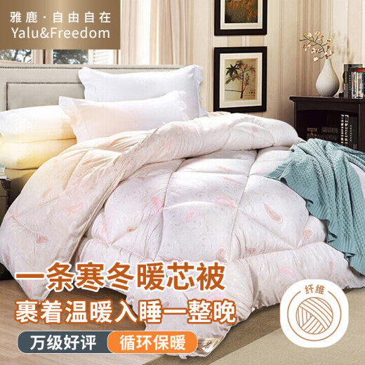 Yalu free fiber autumn and winter quilt core thickened 6Jin [Jin equals 0.5kg] 200x230cm angel wings